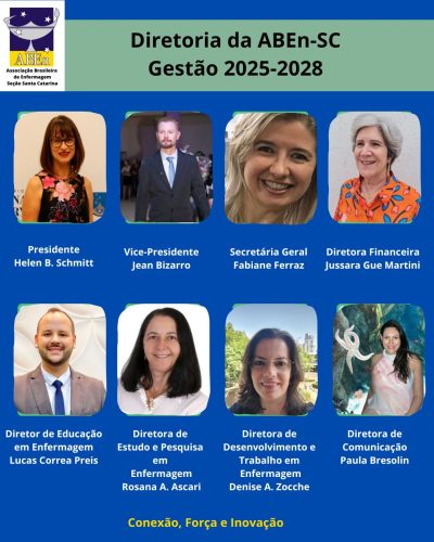 Diretoria da ABEn-SC Gestão 2025-2028