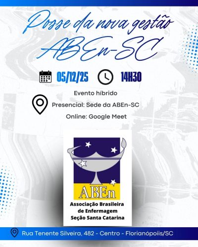 Posse da nova gestão ABEn-SC 25